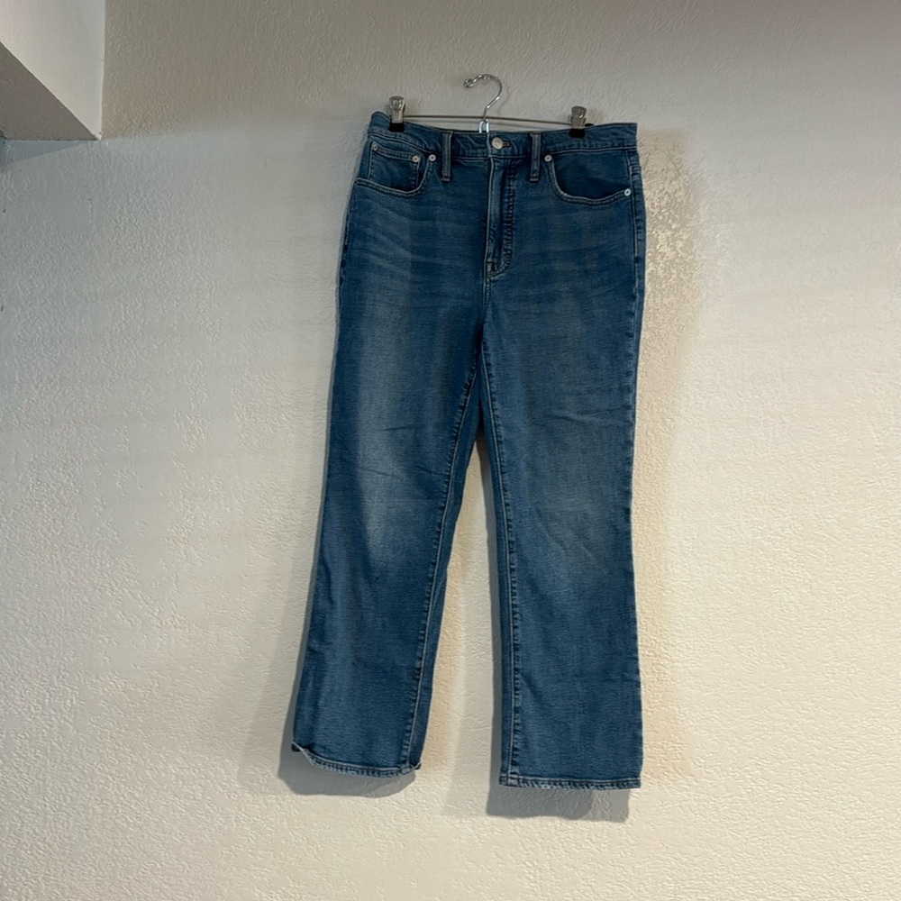 Madewell jeans- “slim-denim boot”